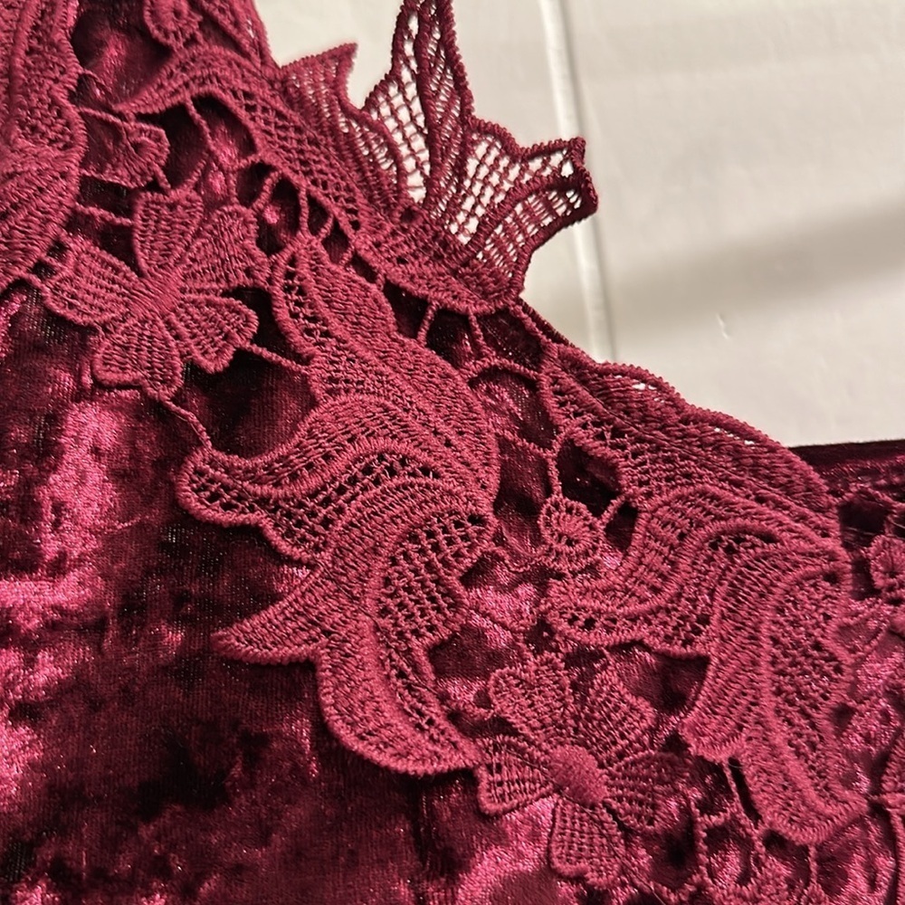 Crushed velvet tank top M - Picture 3 of 10
